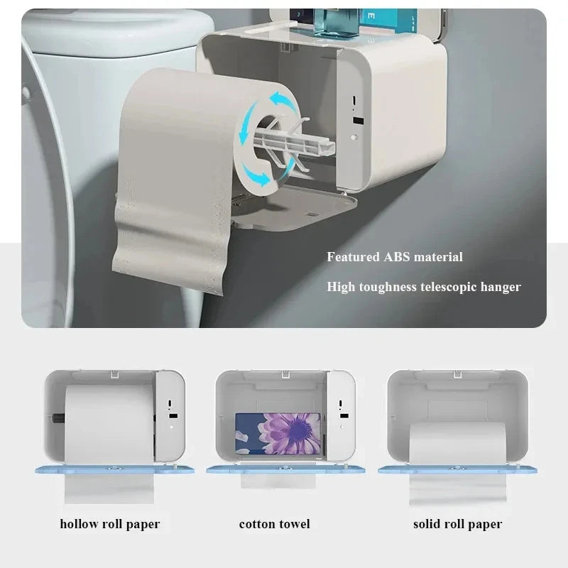 Wall-Mounted Smart Automatic Tissue Dispenser
