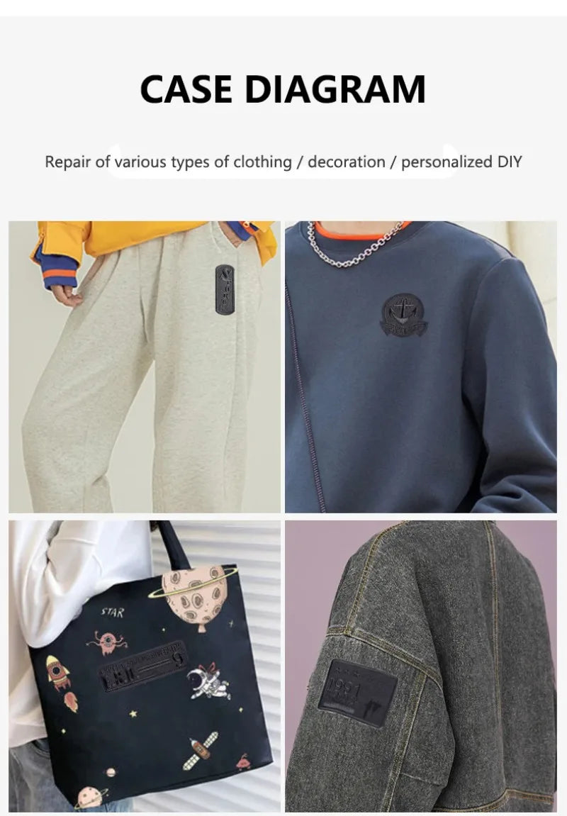 Self Adhesive Fabric Leather Patch