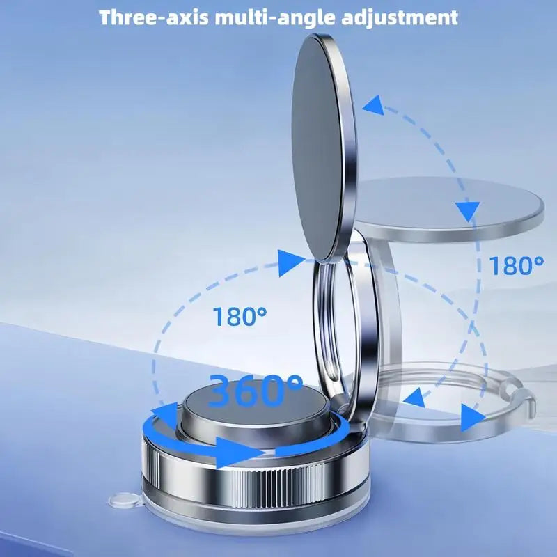 360° Rotatable Suction Magnetic Car Phone Holder