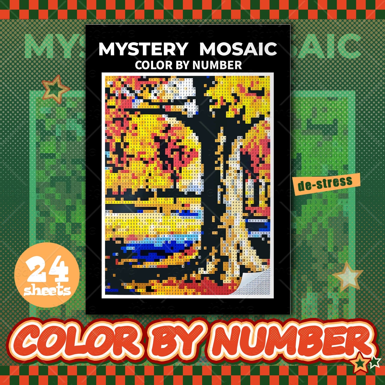 Mystery Mosaic Coloring Book