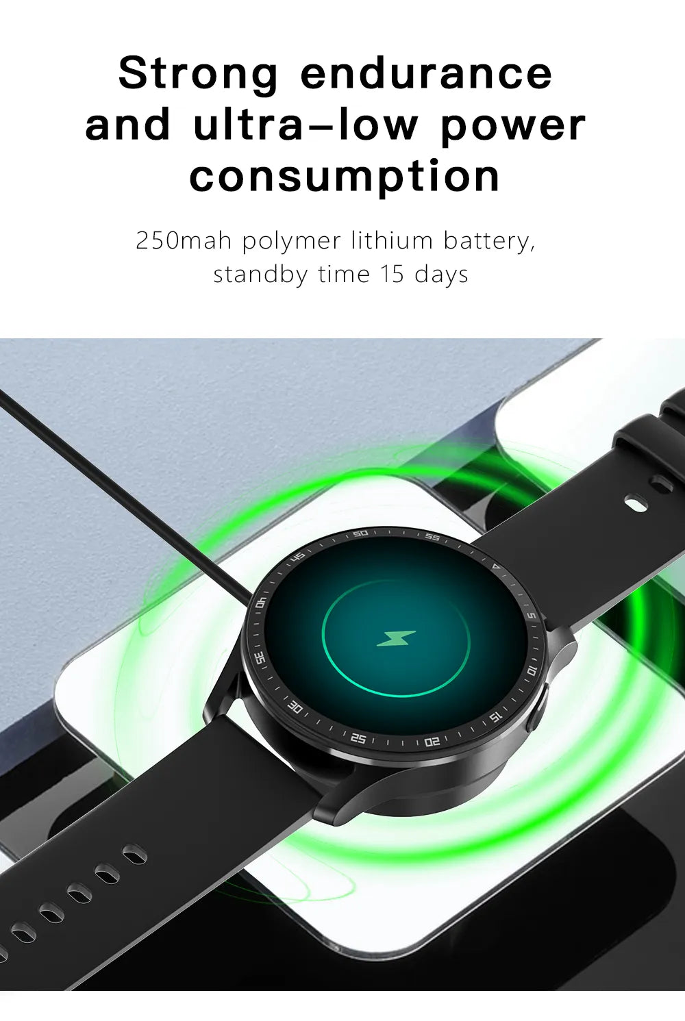 Two In One Smart Watch With Bluetooth Earbuds