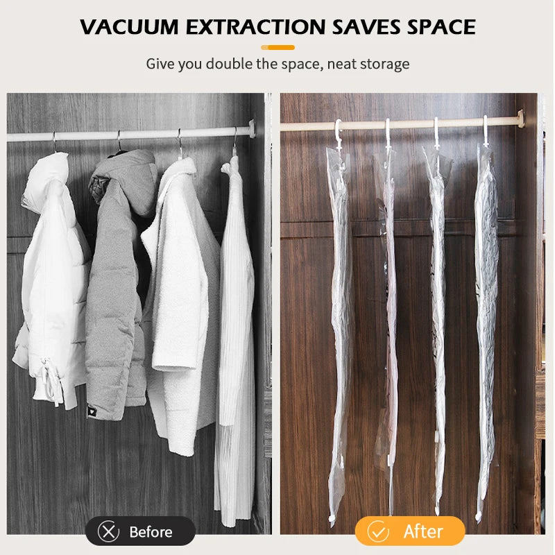 Hanging Space Saver Compression Storage Bag