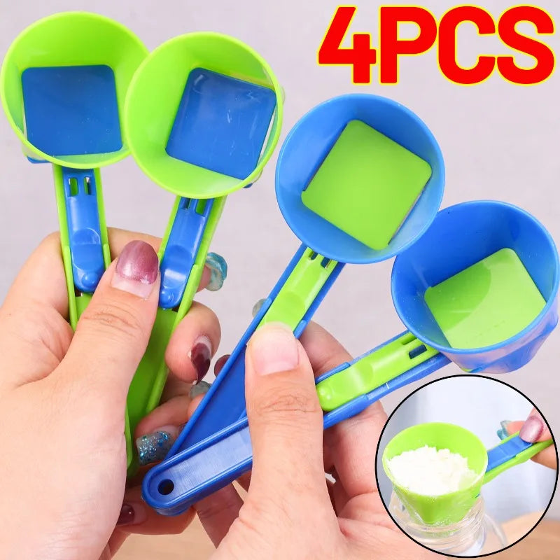 Portable Funnel Sliding Spoon