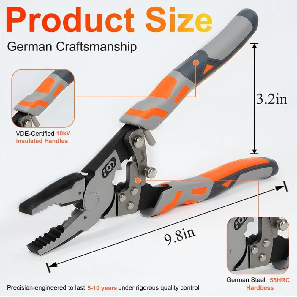 Multifunctional Self Locking Plier