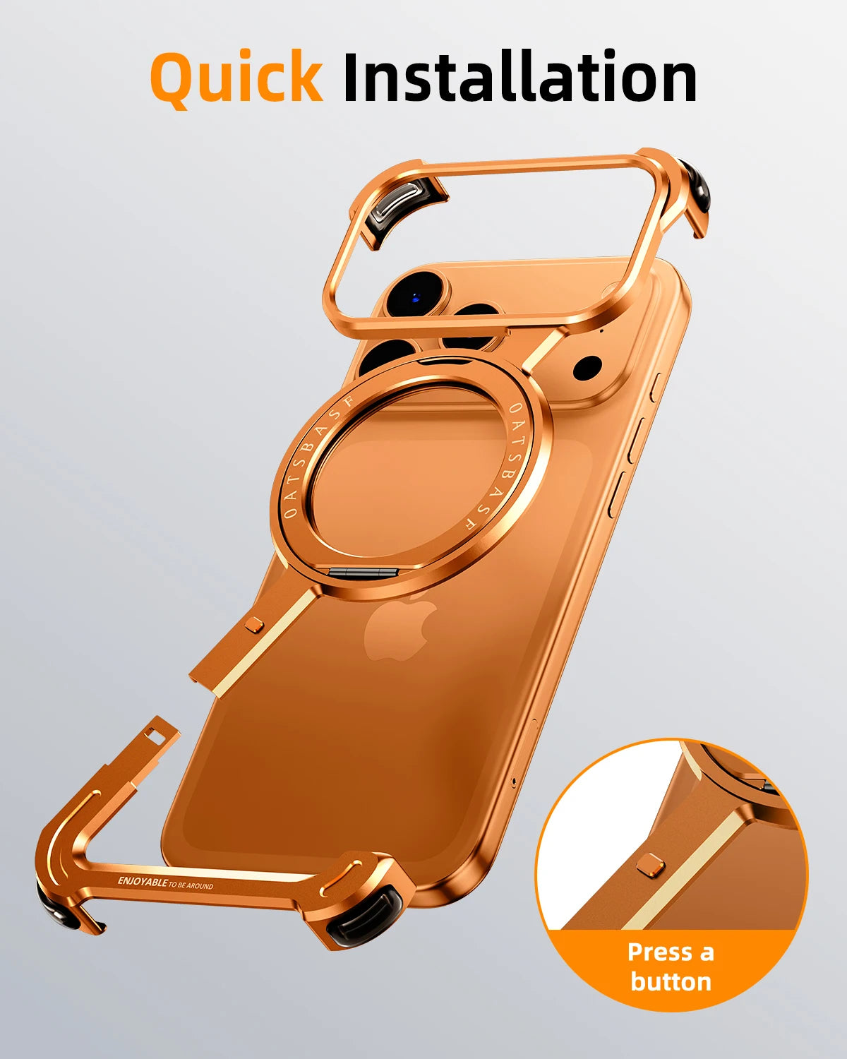 Metal Shockproof Z Case for iPhone