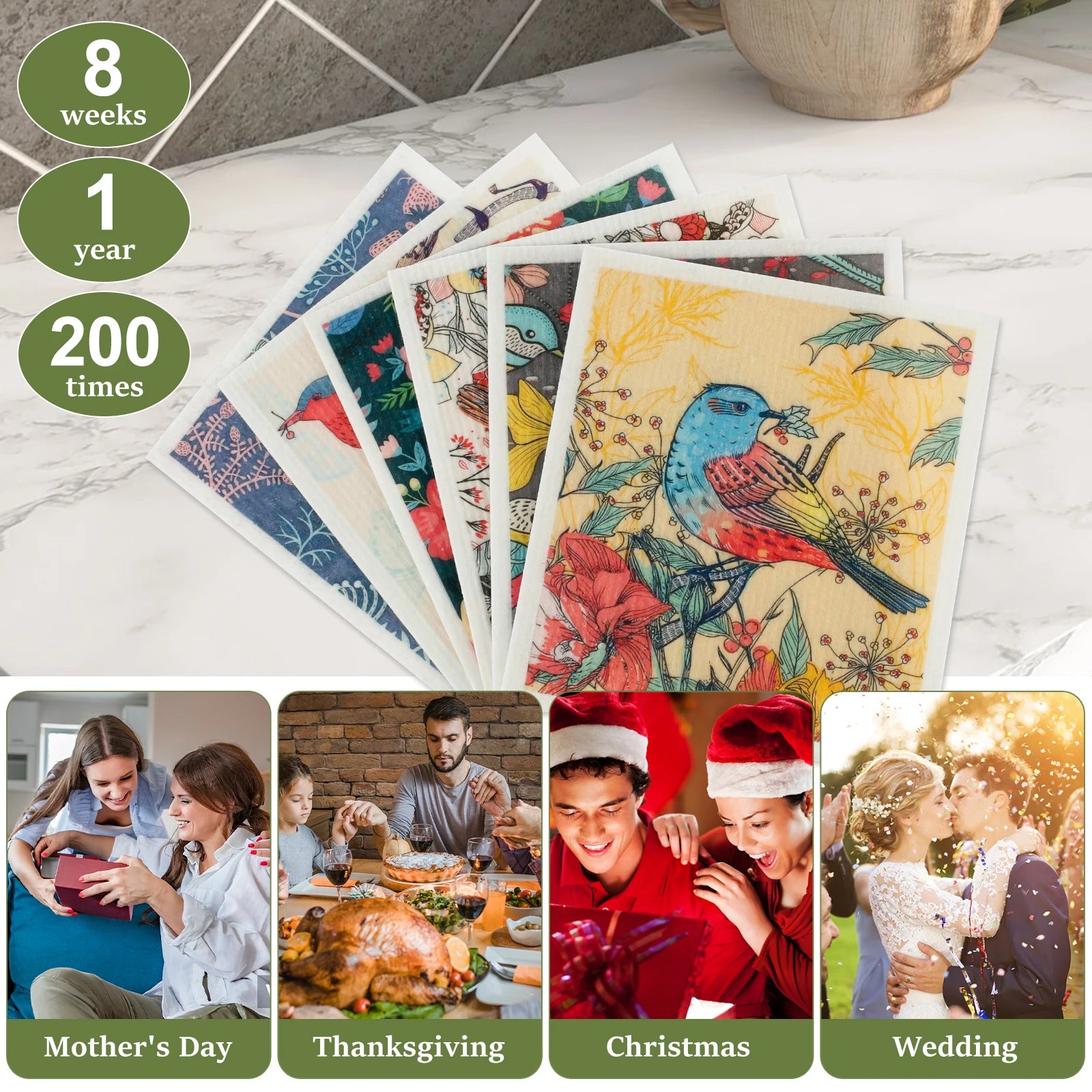 Quick Absorbing Reusable Cleaning Cloth