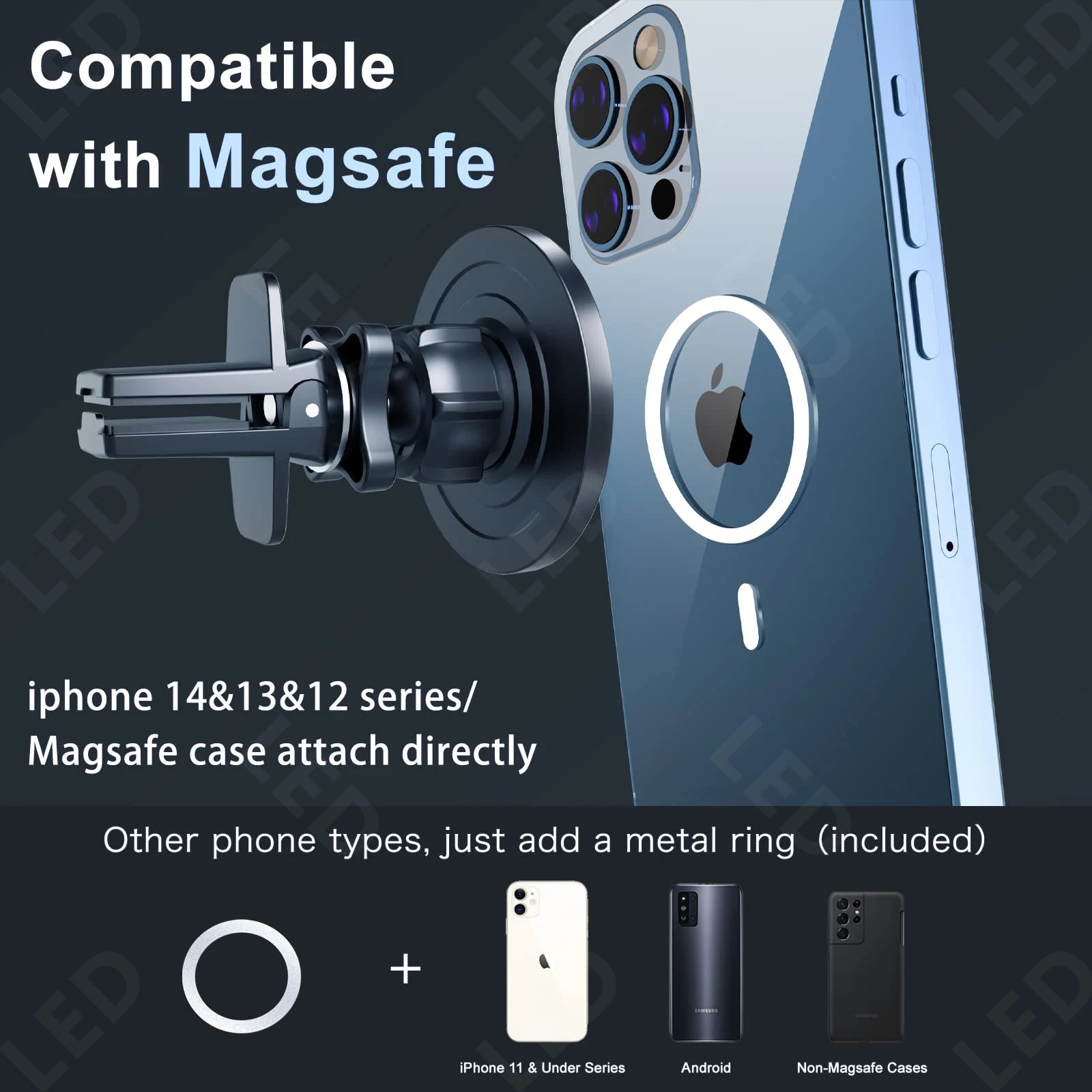 Magsafe Car Air Vent Mount Phone Holder