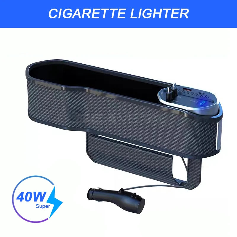 Car Seat Gap Charging Storage Box