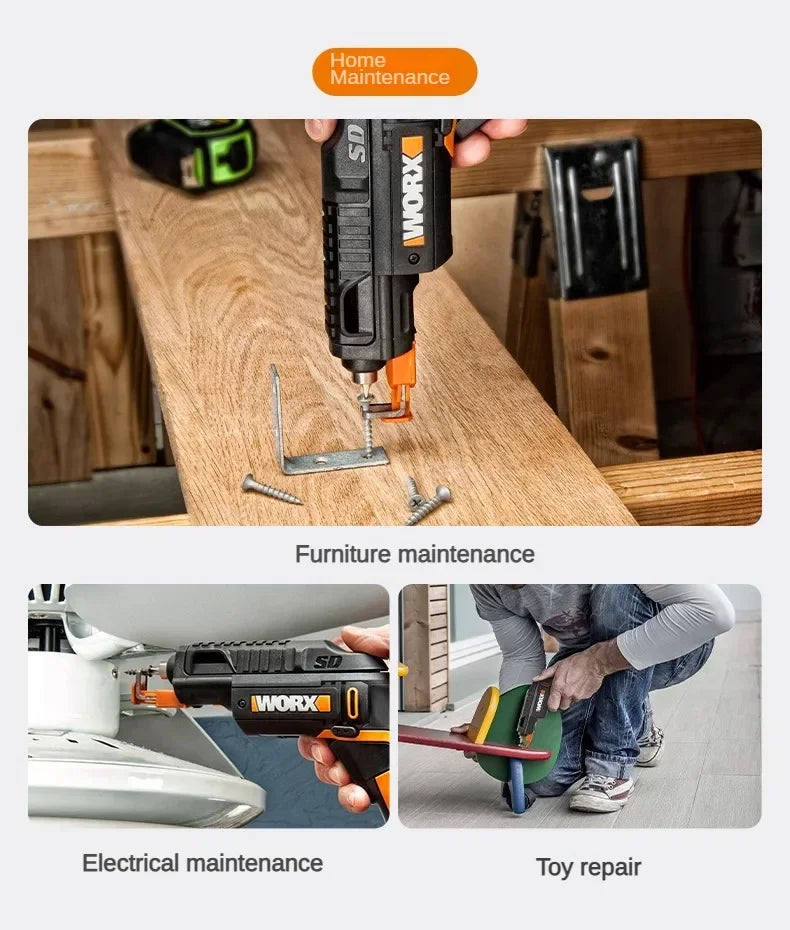 Mini Cordless Electric Screwdriver Gun