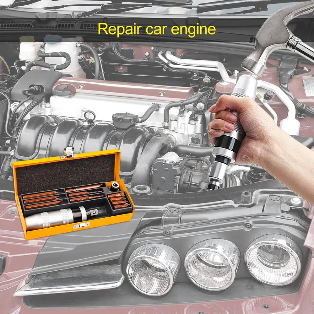 Manual Reversible Impact Screwdriver Set