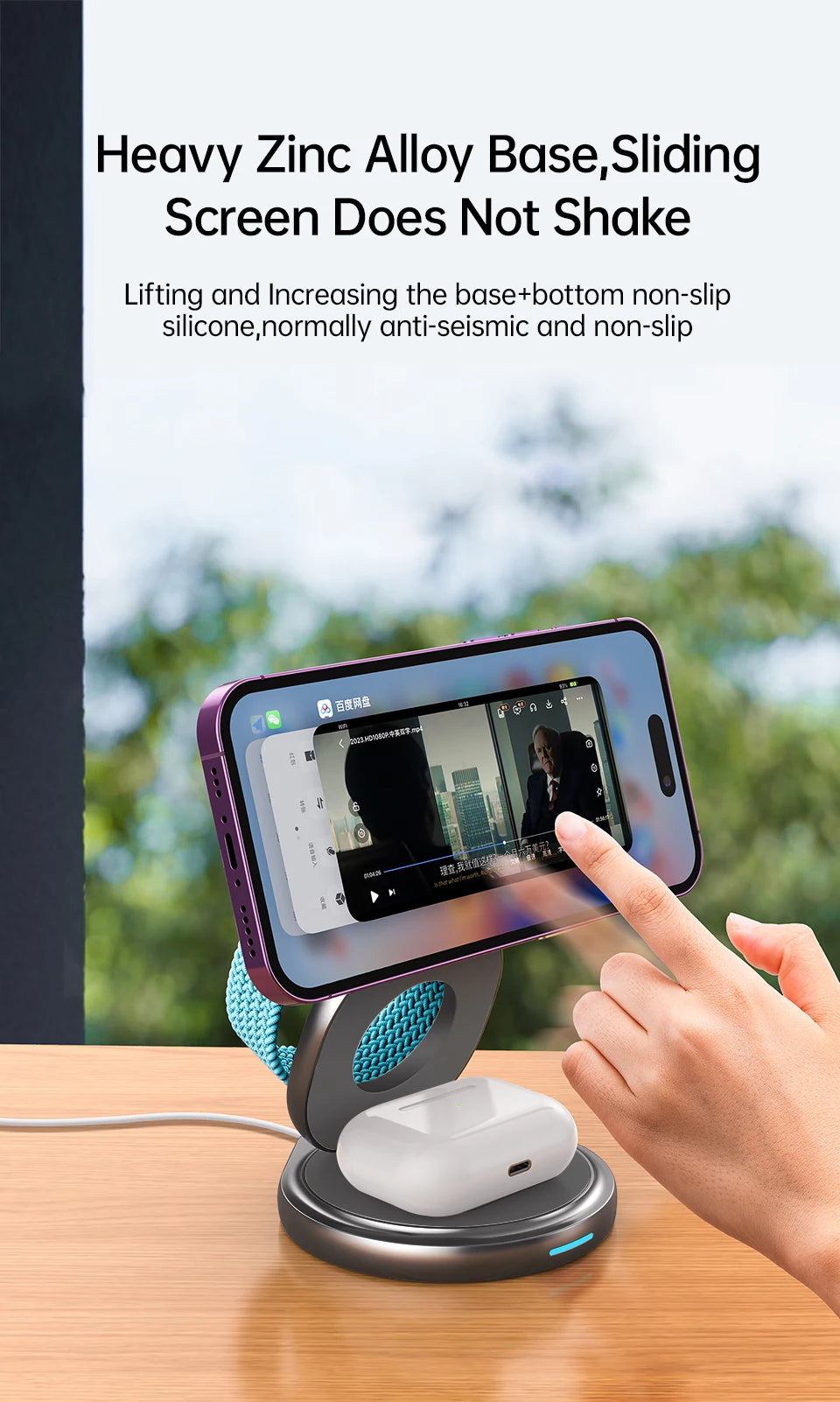 3 in 1 Foldable Magnetic Wireless Charger