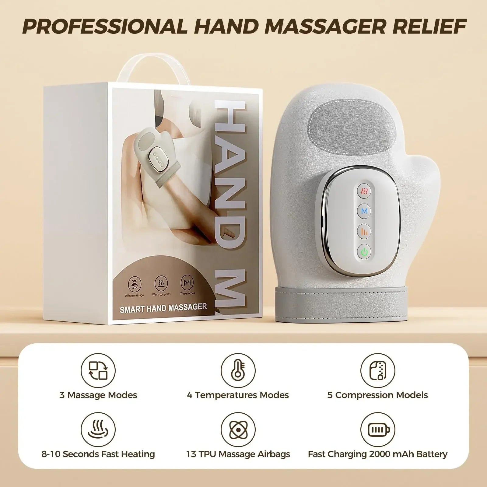 Airbag Compression Hand Massager