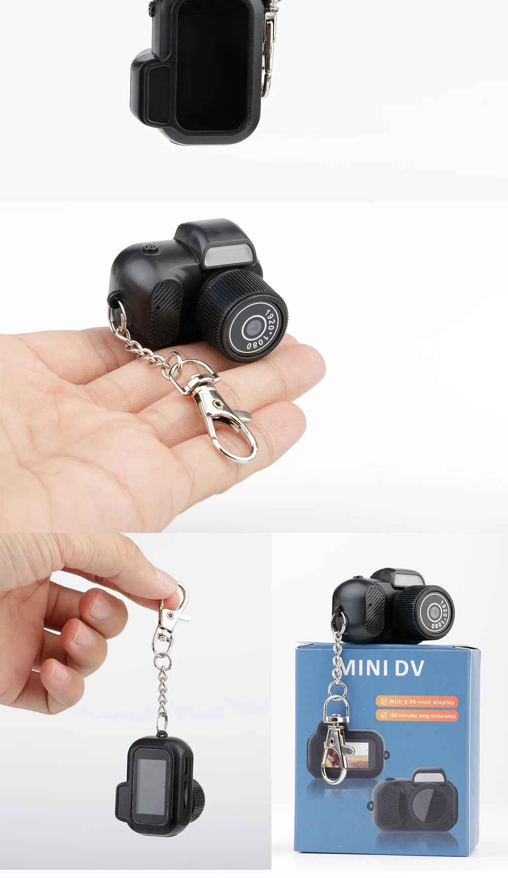 Vintage Camcorder Keychain Camera