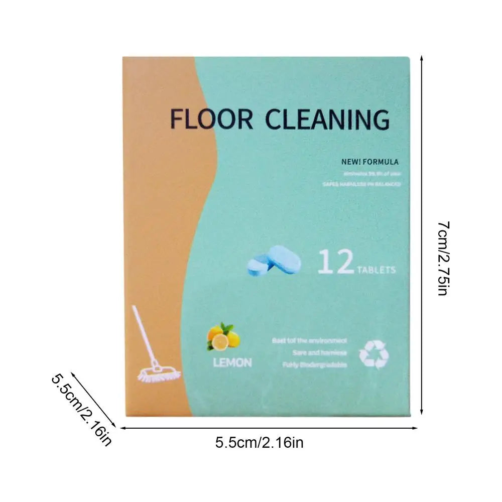 12 Pcs Advanced Floor Cleaning Tablet