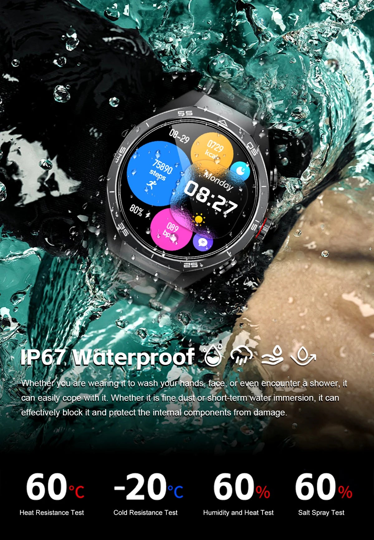 Smart Two-in-one Bluetooth Watch
