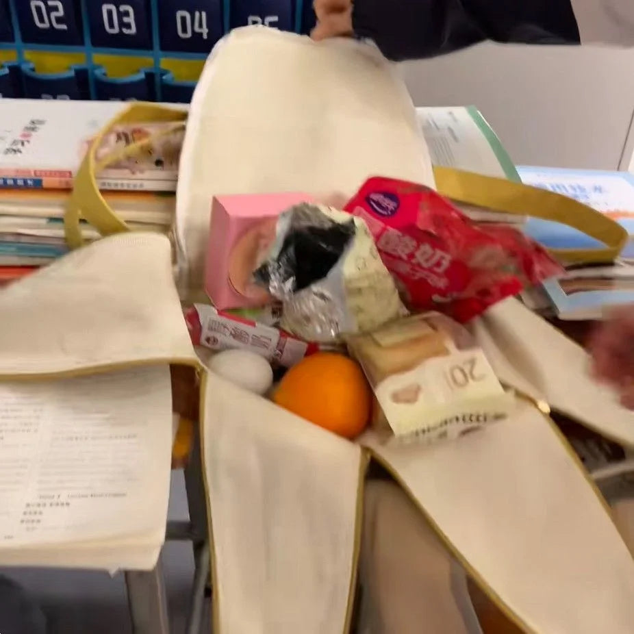 Cute Yellow Banana Backpack