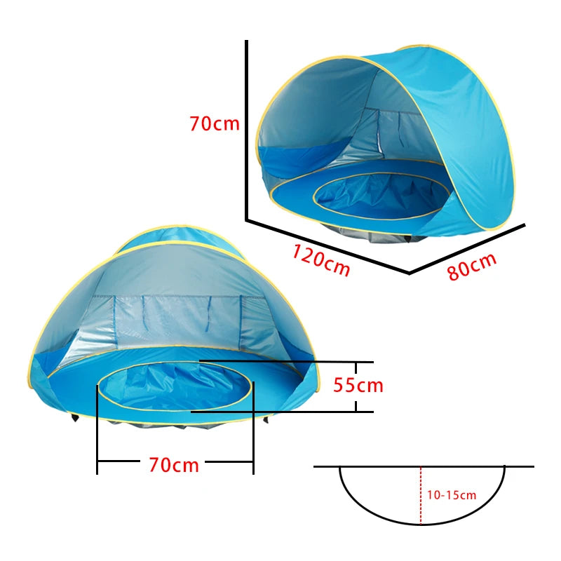 UV Protection Baby Beach Tent