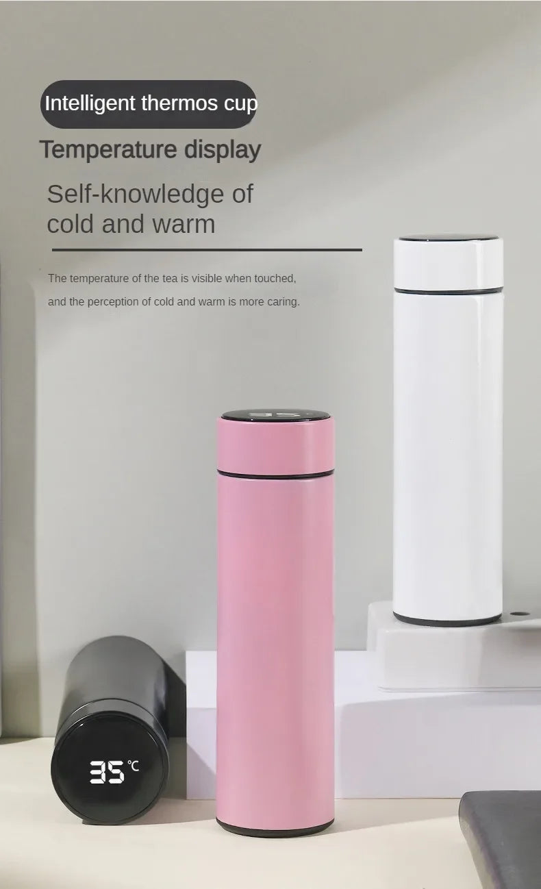 Digital Temperature Display Bottle