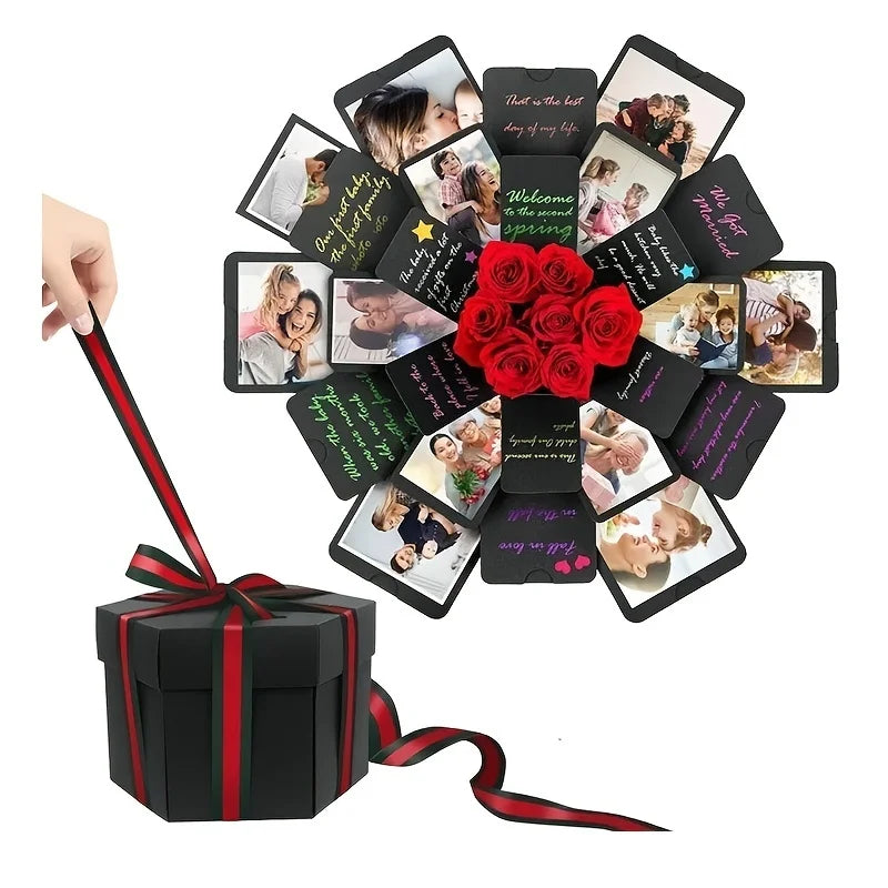 Hexagon Photo Explosion Box
