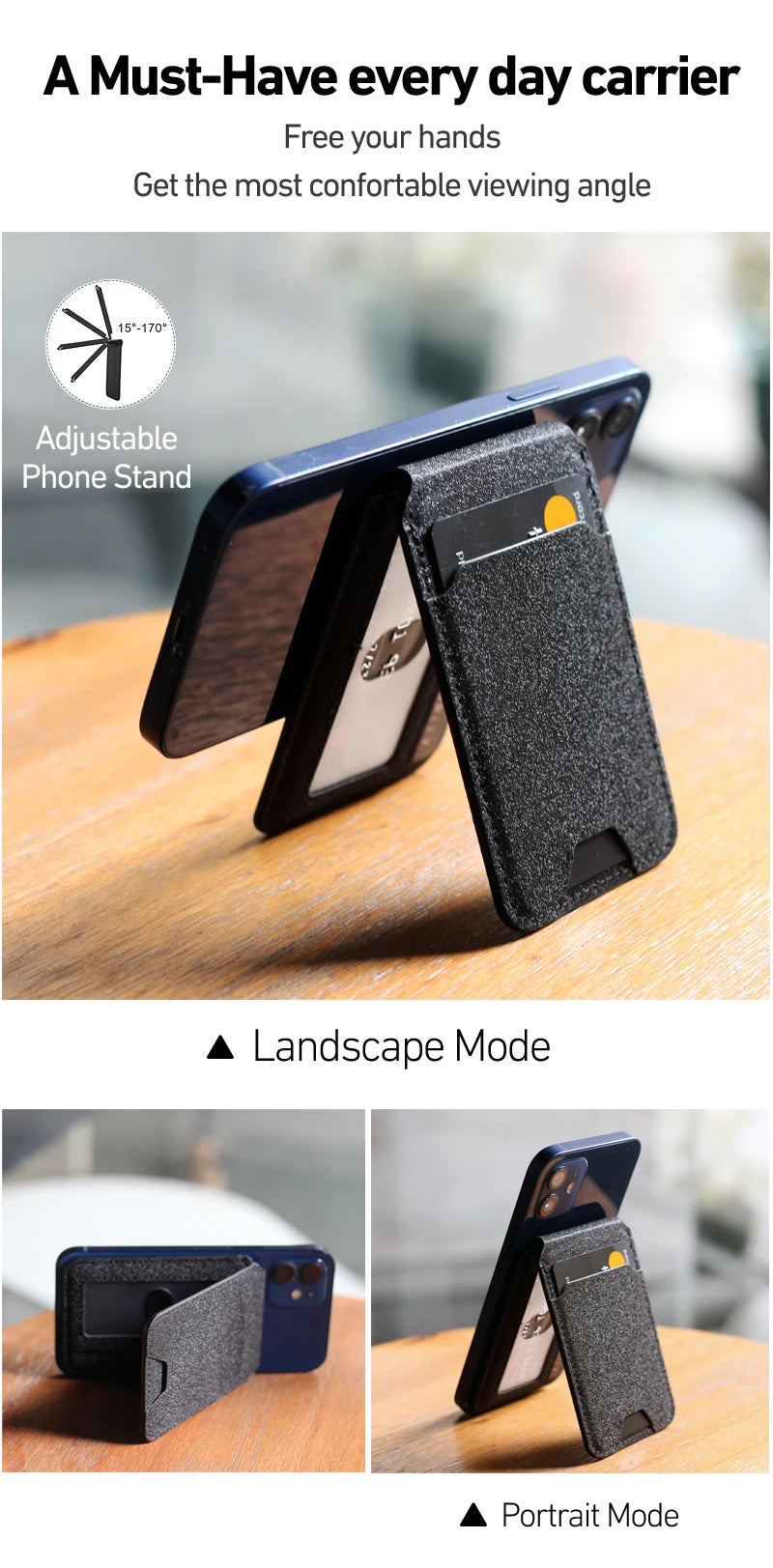 3 in 1 Magsafe Wallet With Tracker