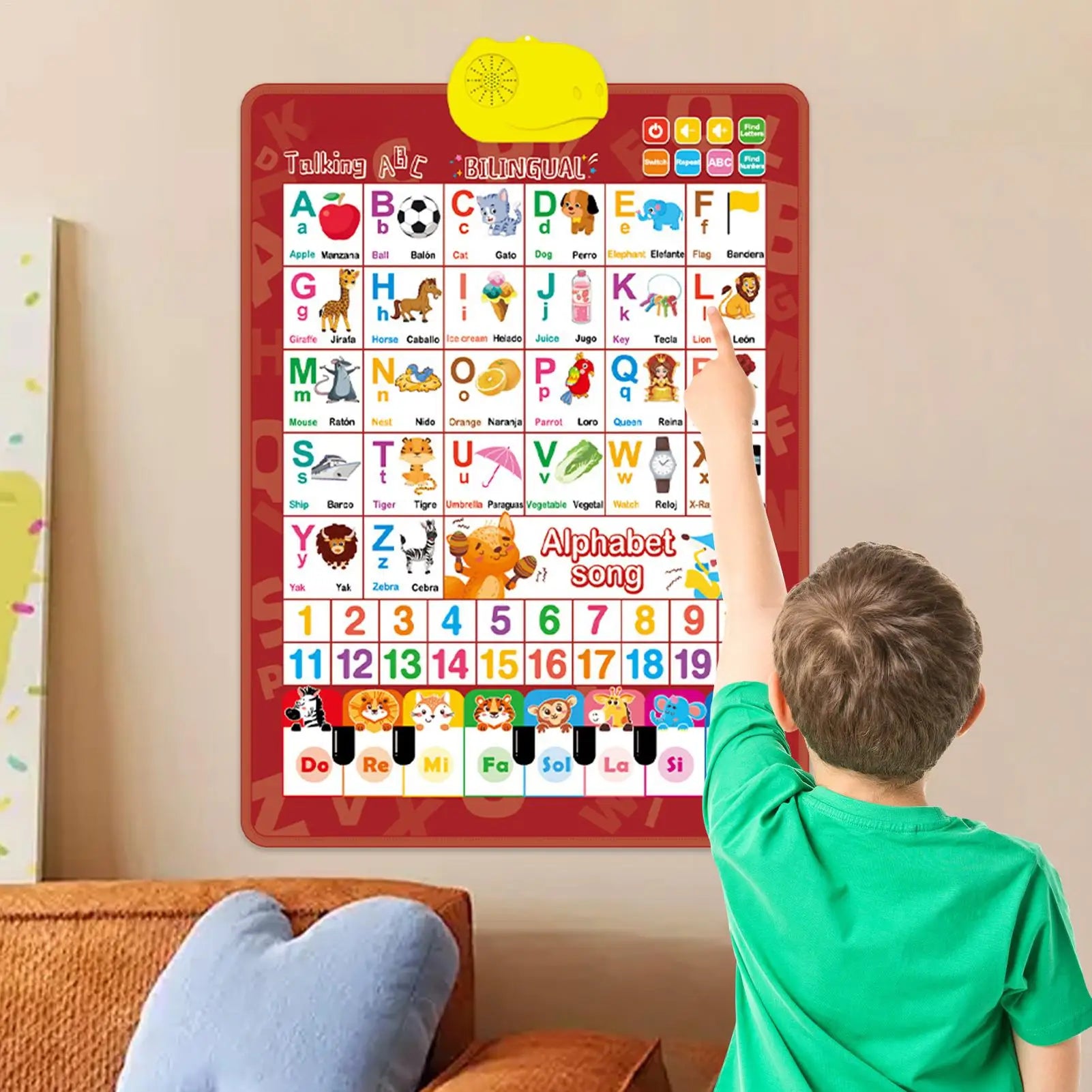 Electronic Interactive Toddlers Learning Chart