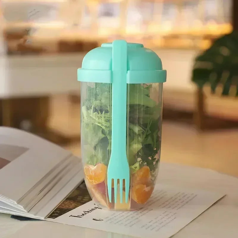 Portable Salad Cup with Fork