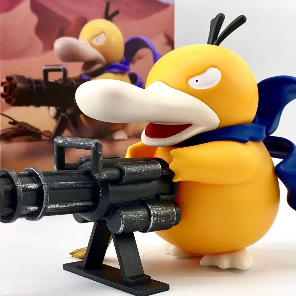 Psyduck Gatling Gun Figure Toy