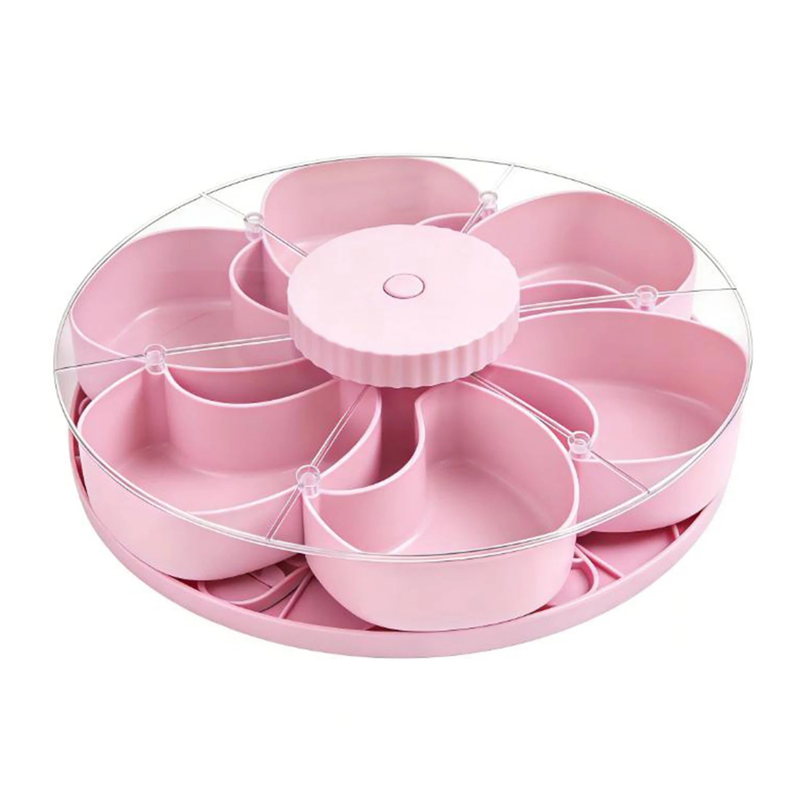 Divided Rotating Snack Tray For Kids