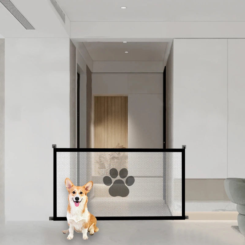 Retractable Mesh Safety Gate for Pets & Babies