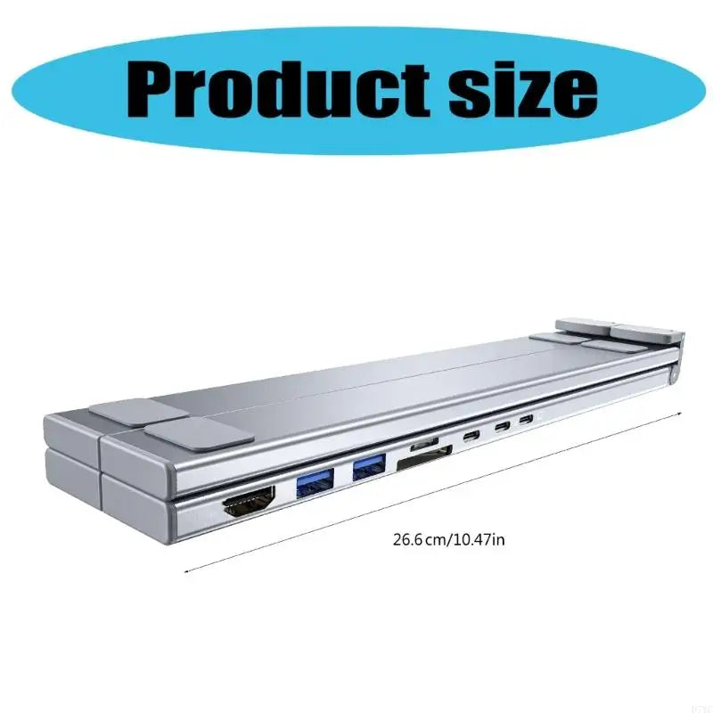 8 in 1 Laptop Stand with Docking Station