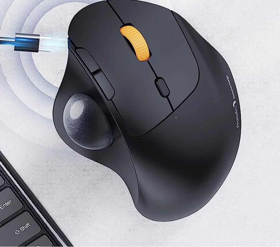Ergonomic Wireless Trackball Mouse