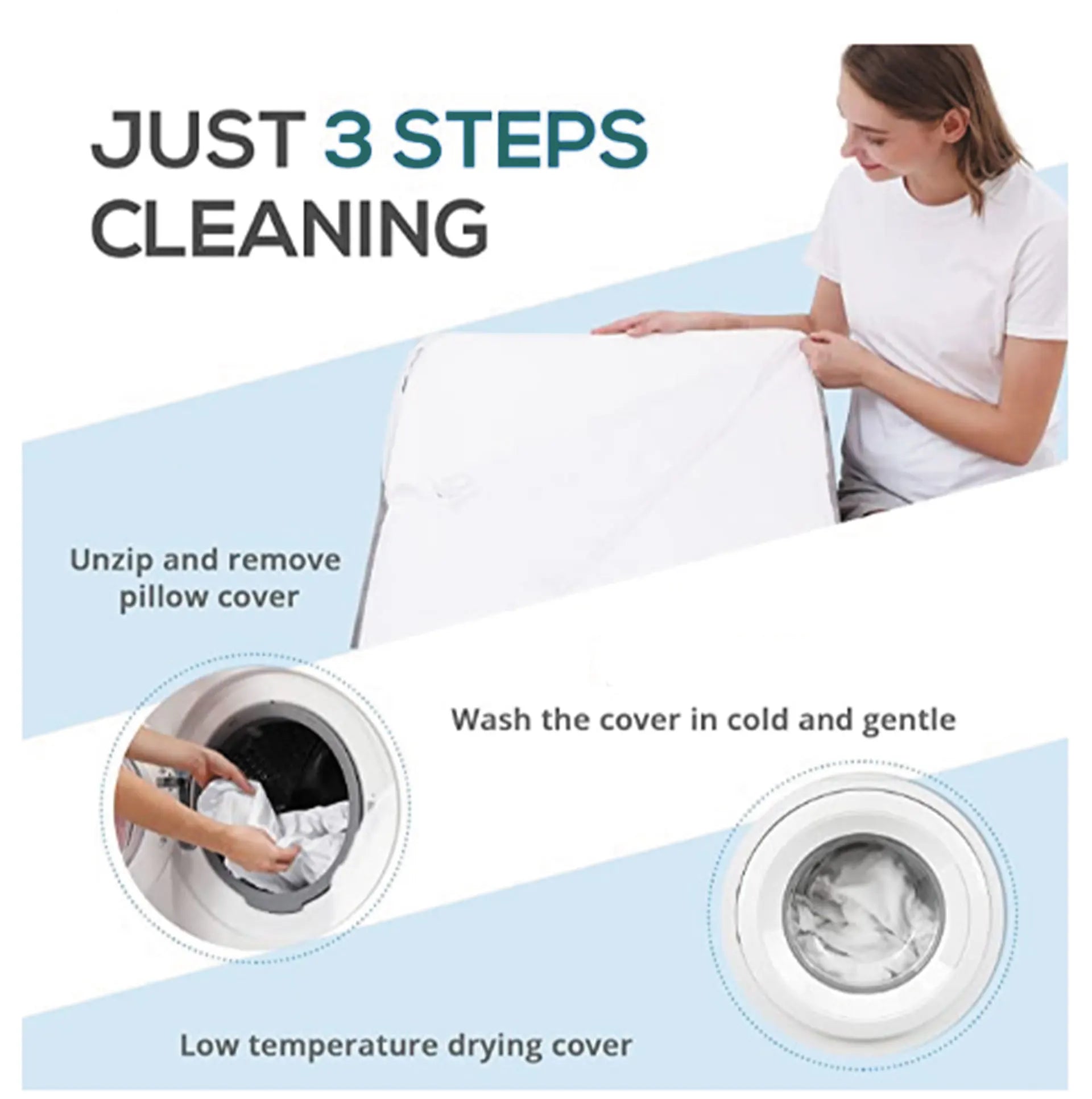 Memory Foam Wedge and Neck Pillow