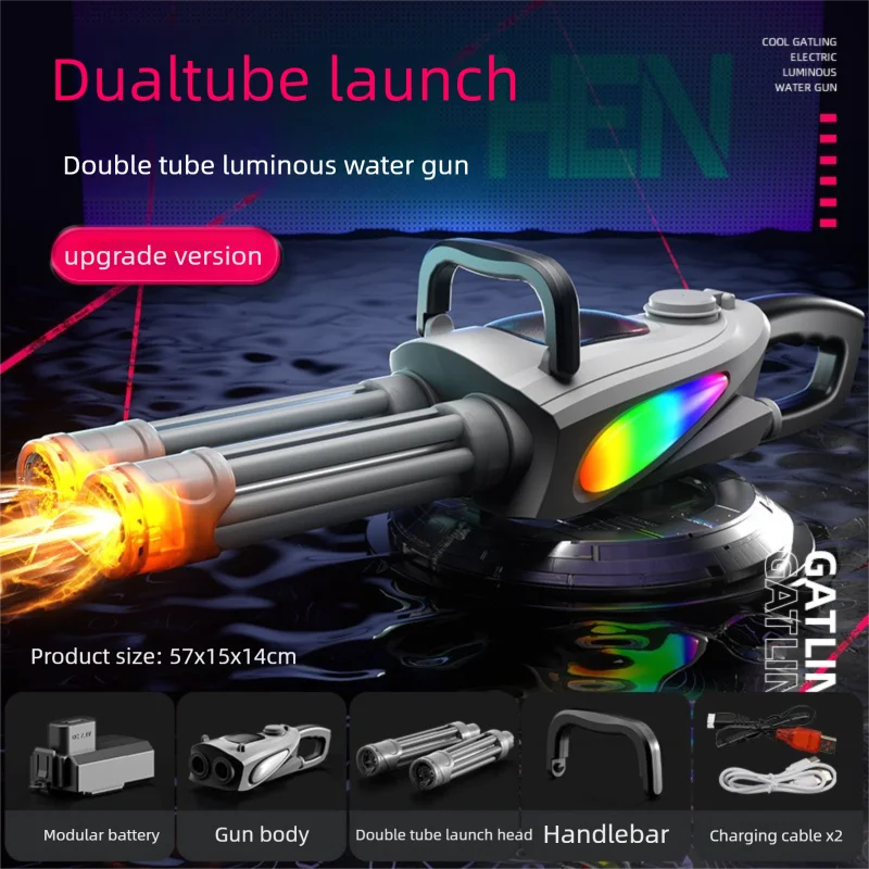 Spitfire Dual Tube Gatling Water Gun