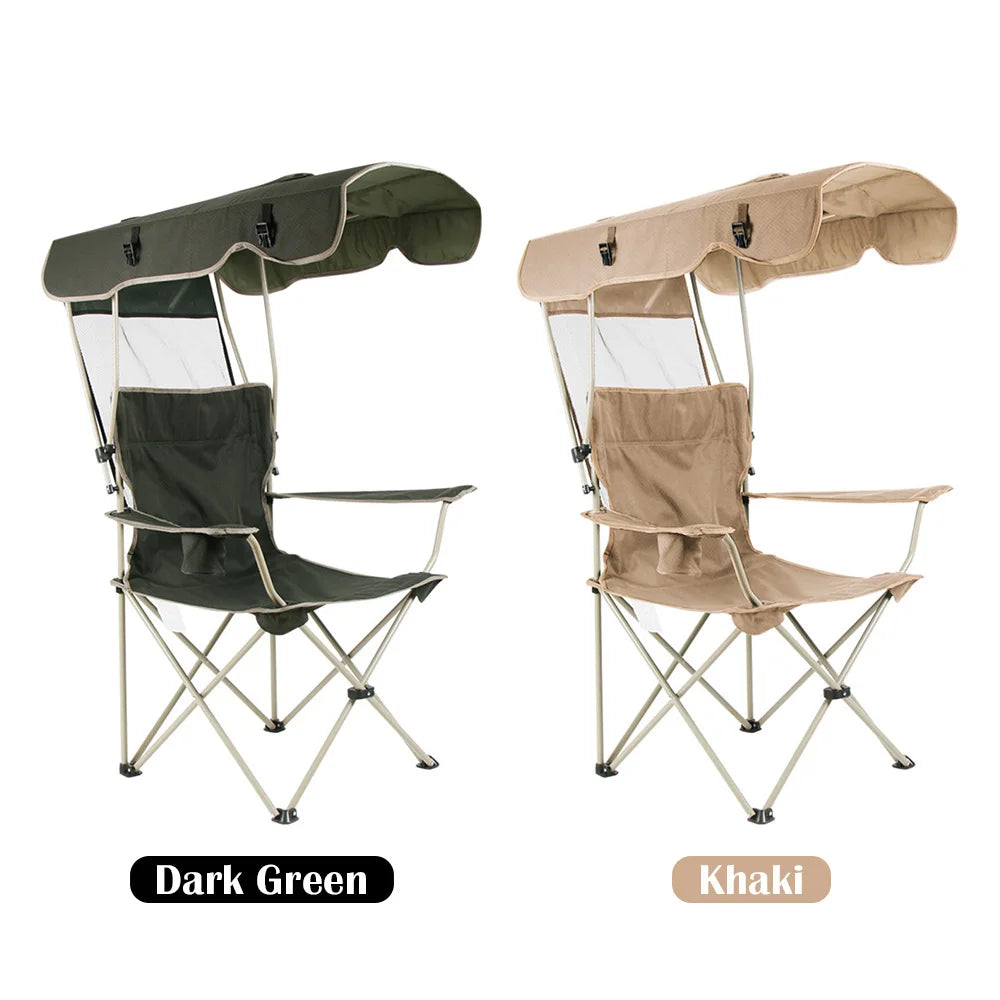 Portable Folding Chair With Canopy