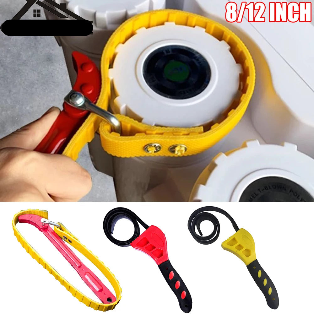 Adjustable Strap Belt Wrench