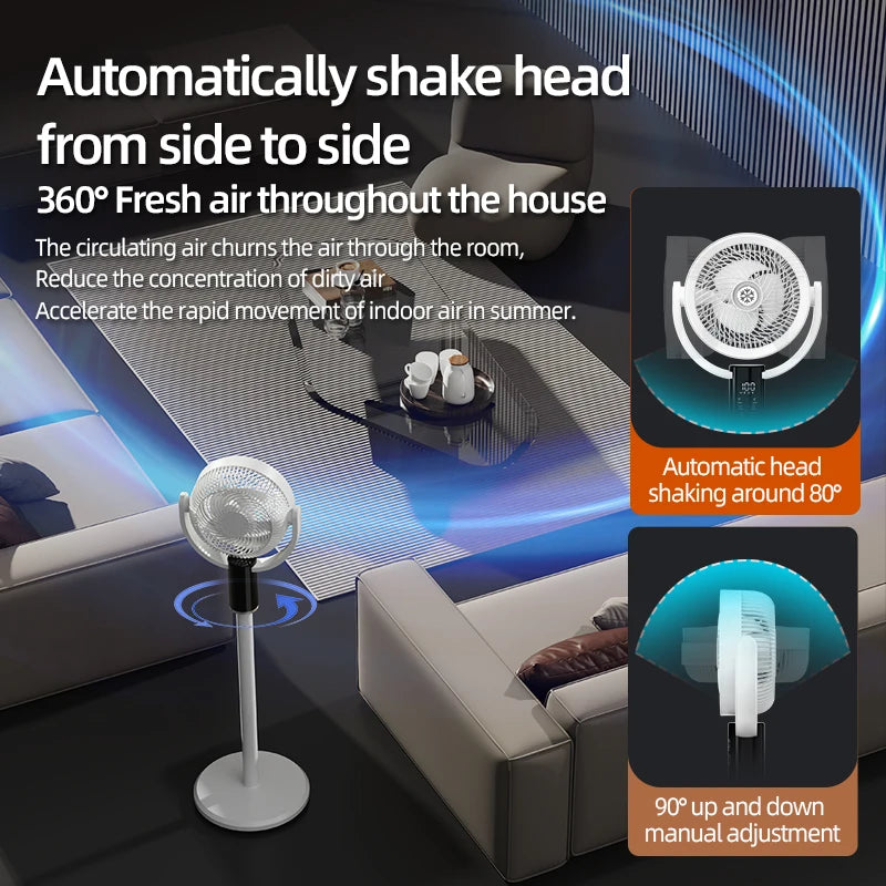 Rotating Telescopic Fan