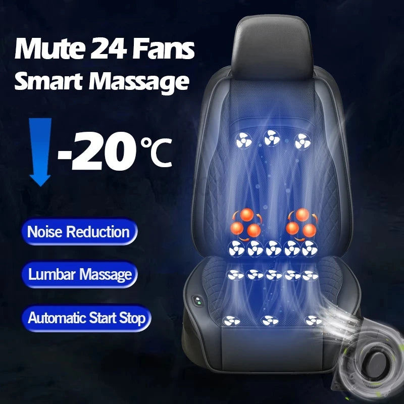 2 in 1 Car Chill & Massage seat cover