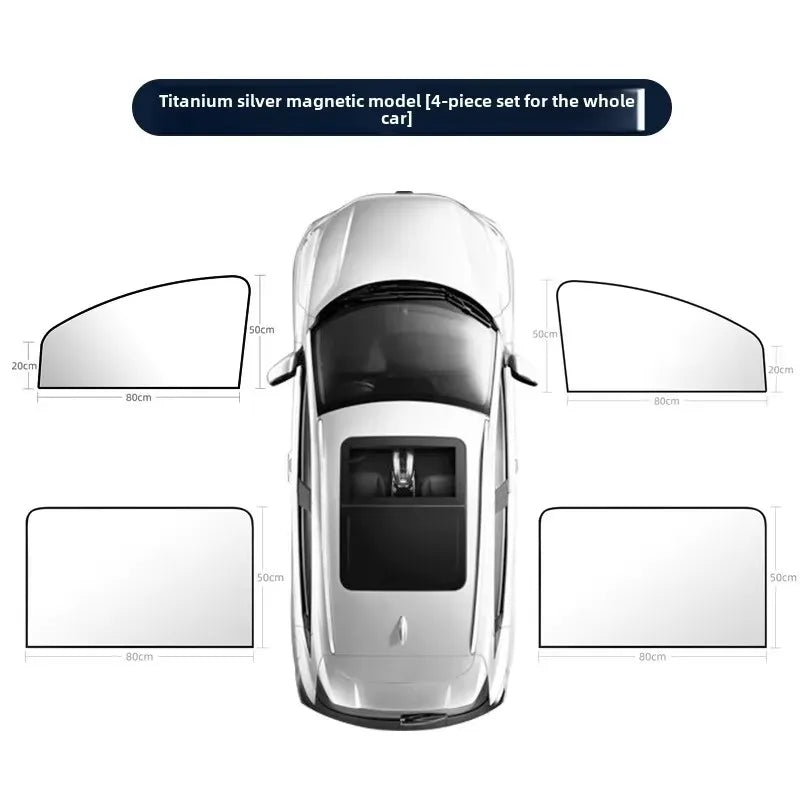 Universal Magnetic Car Window UV Shades