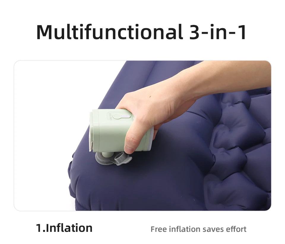 3 in 1 Electric Mini Wireless Air Compressor