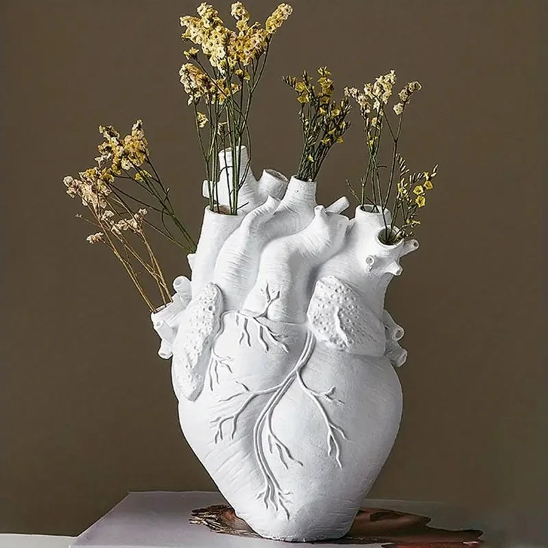 Heart Shaped Flower Vase
