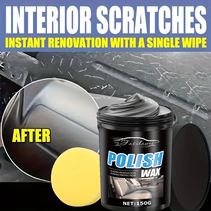 Auto Plastic & Tires Shine Coating Wax