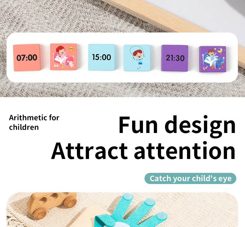 Montessori Time & Math Learning Aid