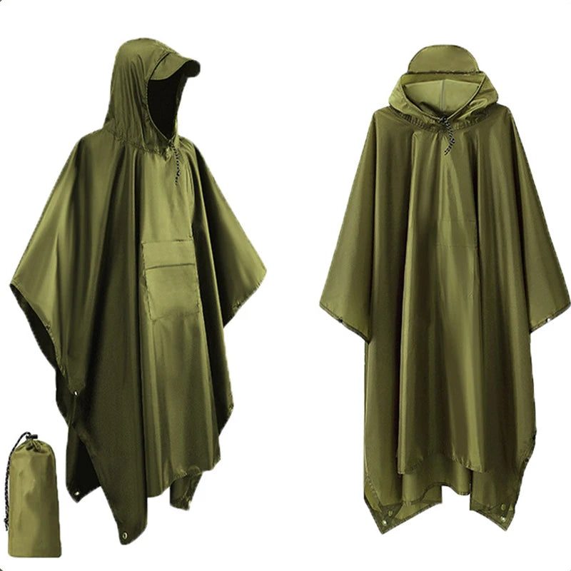 3 In 1 Outdoor Military Raincoat