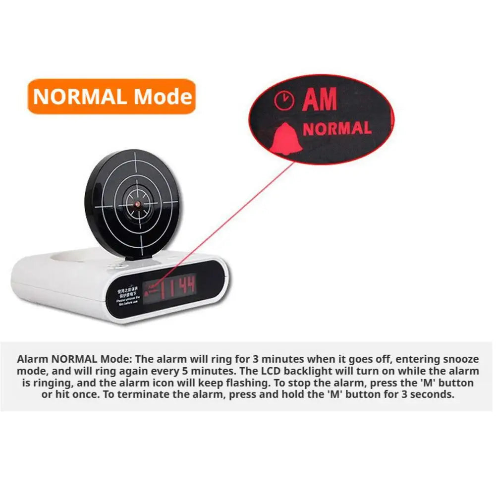 Target Digital LED Alarm Clock