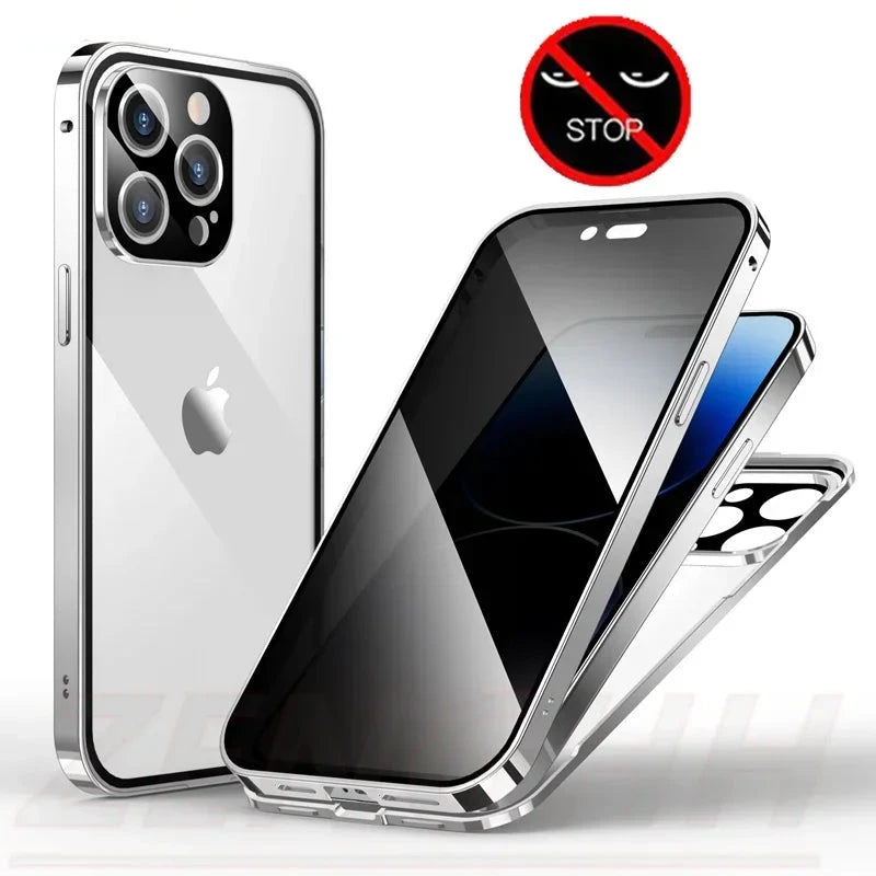 Magnetic Anti-Peep Privacy iPhone Case