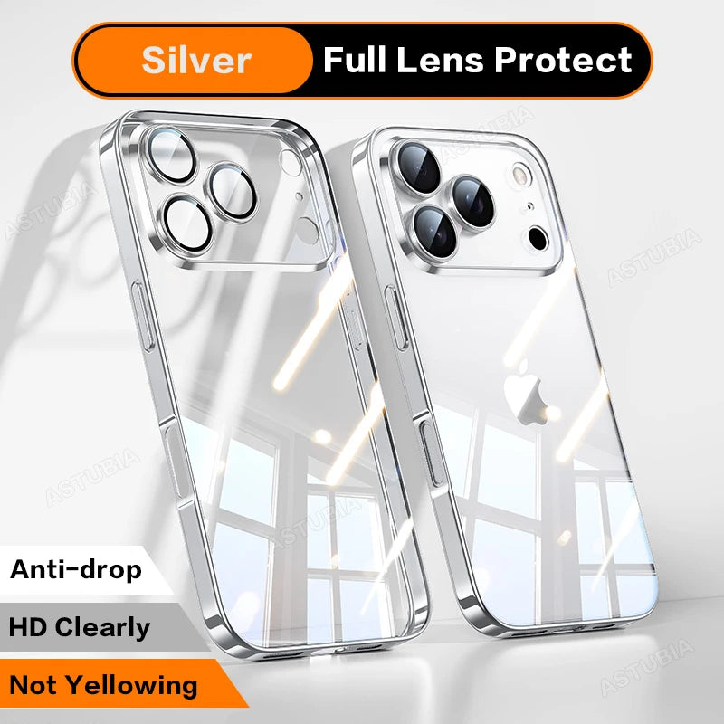 Shockproof Luxury Plating iPhone Case