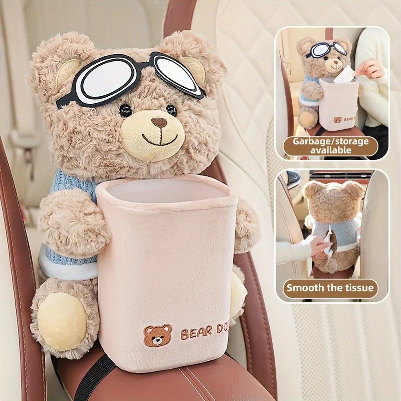 2-in-1 Car Storage Organizer & Tissue Holder