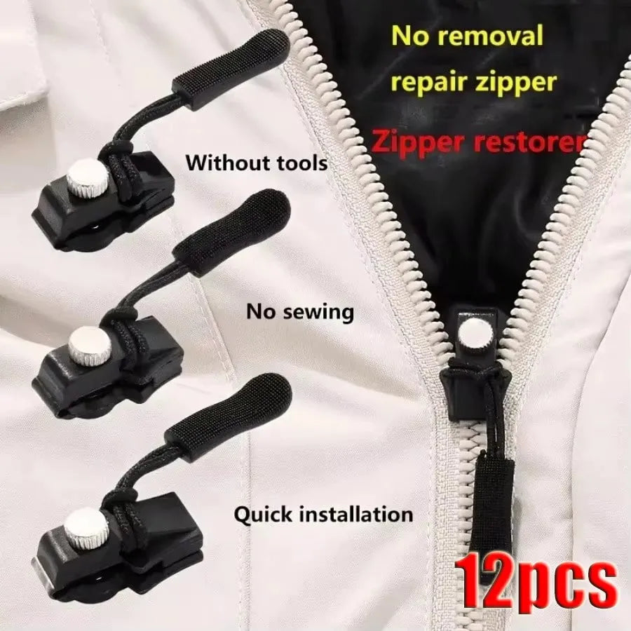 Instant Zipper Repair Clips