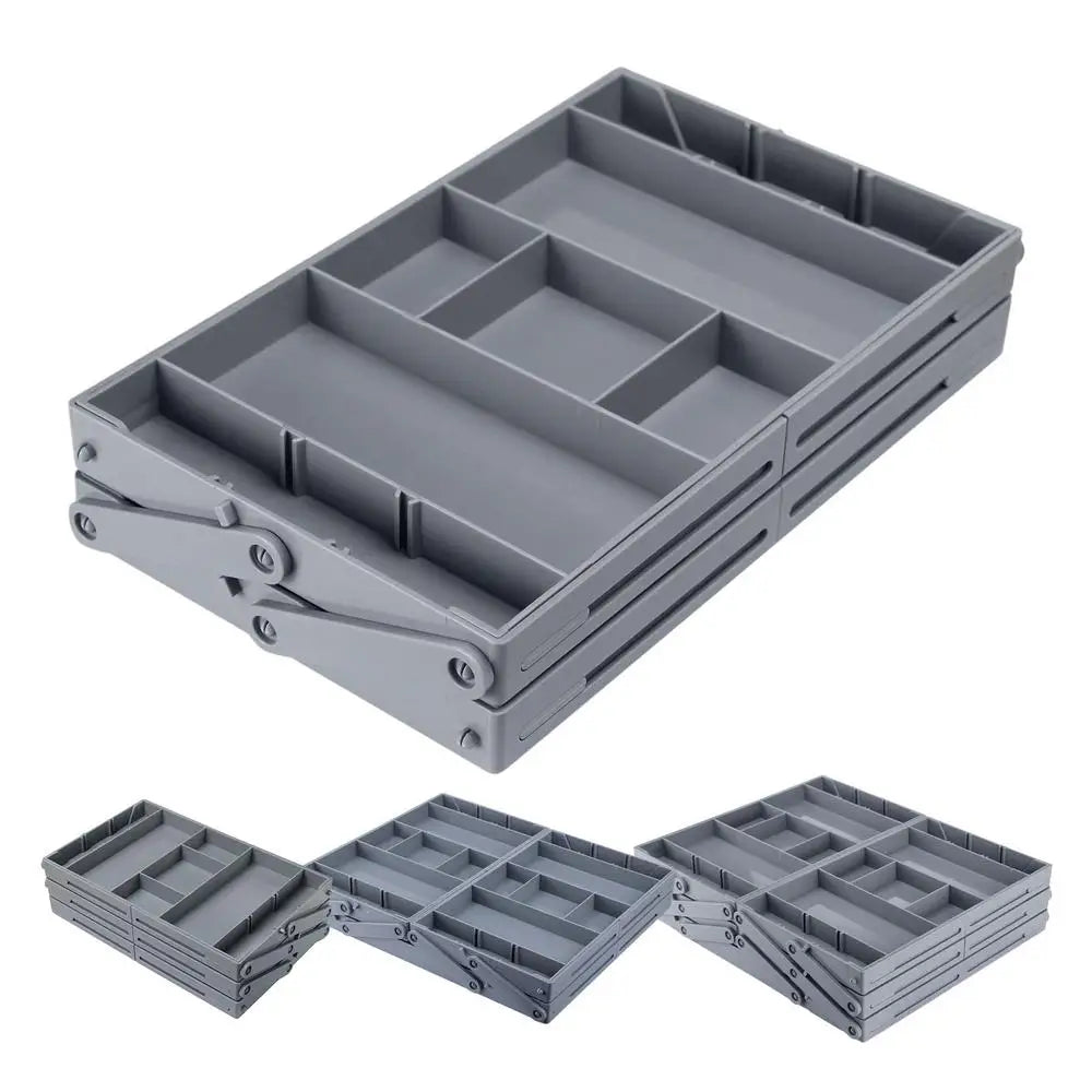Multi Level Collapsible Organizer Drawer