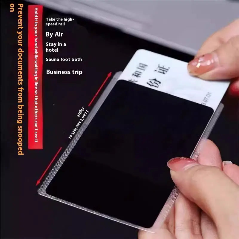 Anti-peep Privacy Protective Card Holder